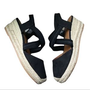 H&M Black Espadrille Sandals